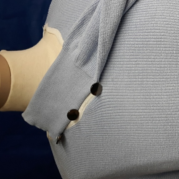 Lilac Blue Knit Sweater - Picture 5 of 5